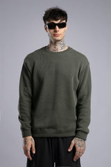 Arka Nakışlı Triko Kazak