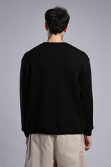 Minimal Baskılı Triko Kazak