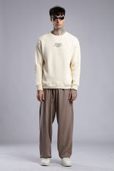 Minimal Baskılı Triko Kazak