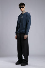 Minimal Baskılı Triko Kazak