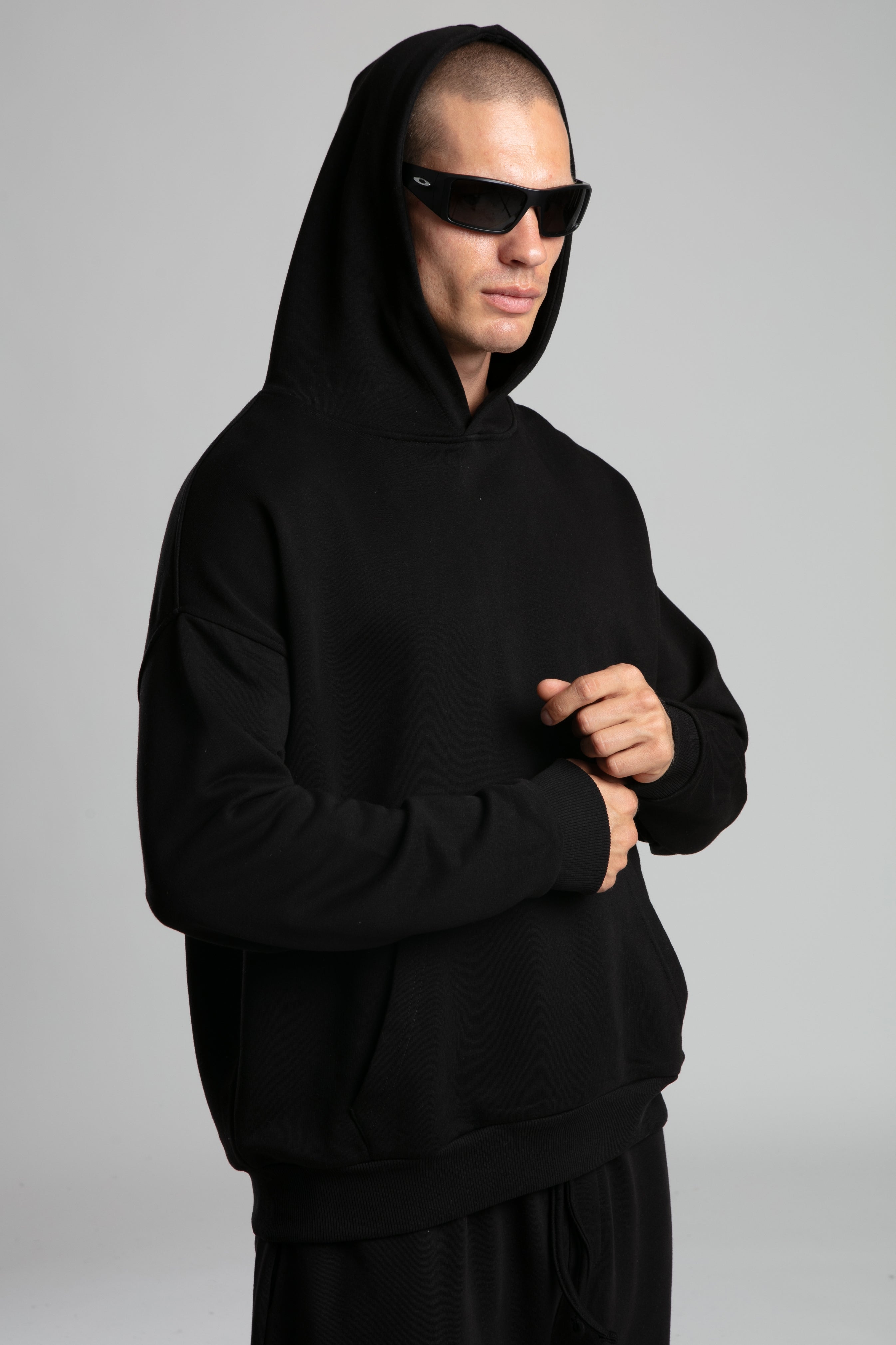 Basic Kapüşonlu Sweatshirt