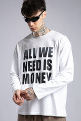 Yazı Baskılı İnce Pistole Sweatshirt