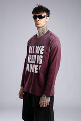 Yazı Baskılı İnce Pistole Sweatshirt