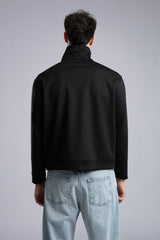 Yüksek Yaka Fermuarlı Sweatshirt