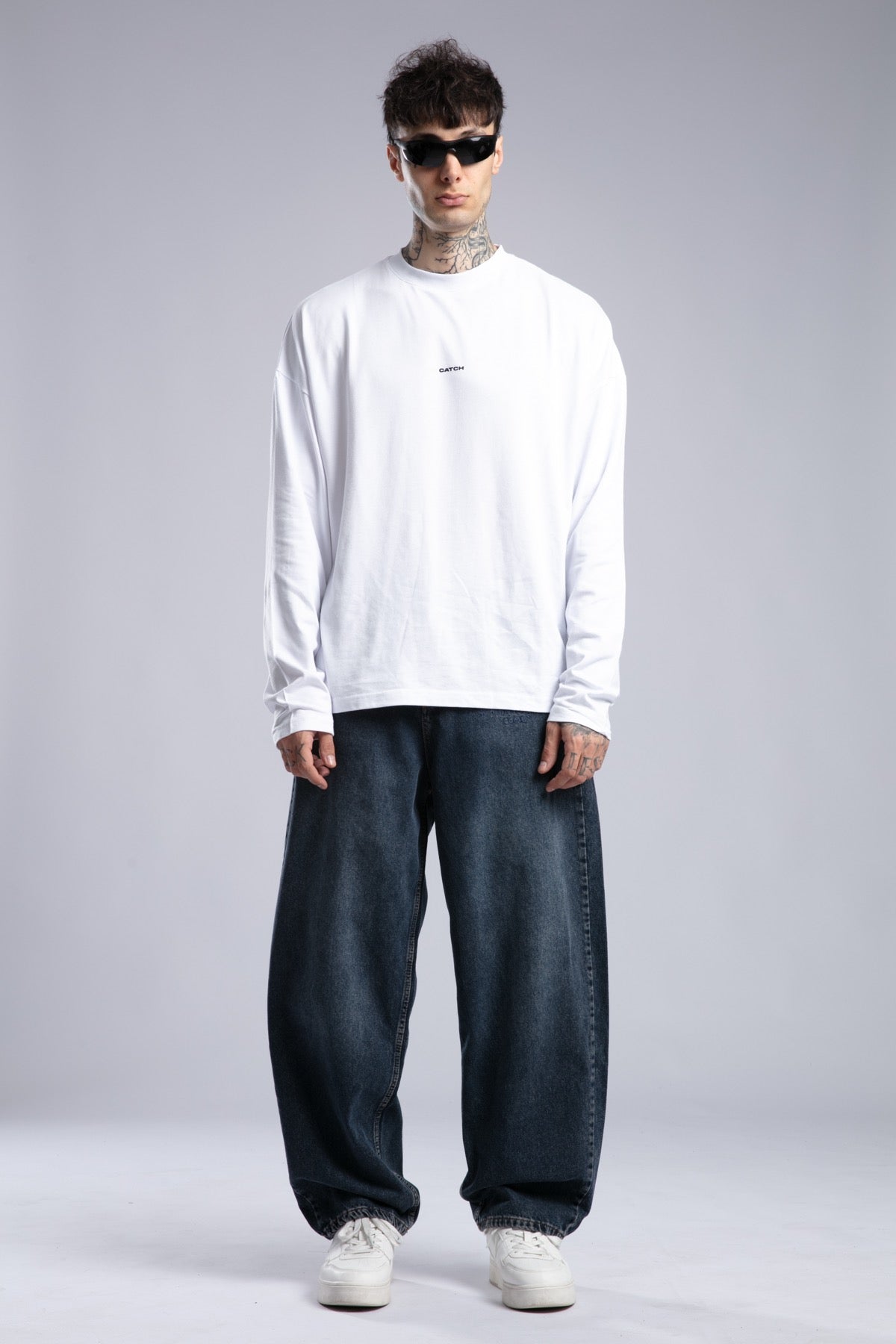 Nakışlı Baggy Jean