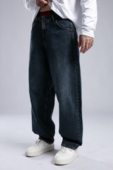 Nakışlı Baggy Jean