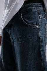 Nakışlı Baggy Jean