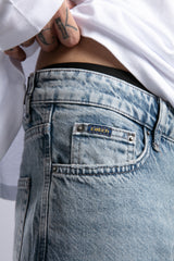 Nakışlı Baggy Jean