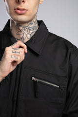 Fermuarlı Cepli Ceket