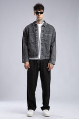 Yünlü Denim Ceket
