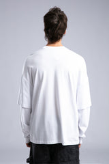 Minimal Logo Detaylı Basic İnce Sweatshirt