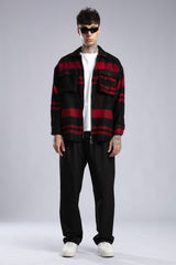 Ekoseli Fermuarlı Gömlek