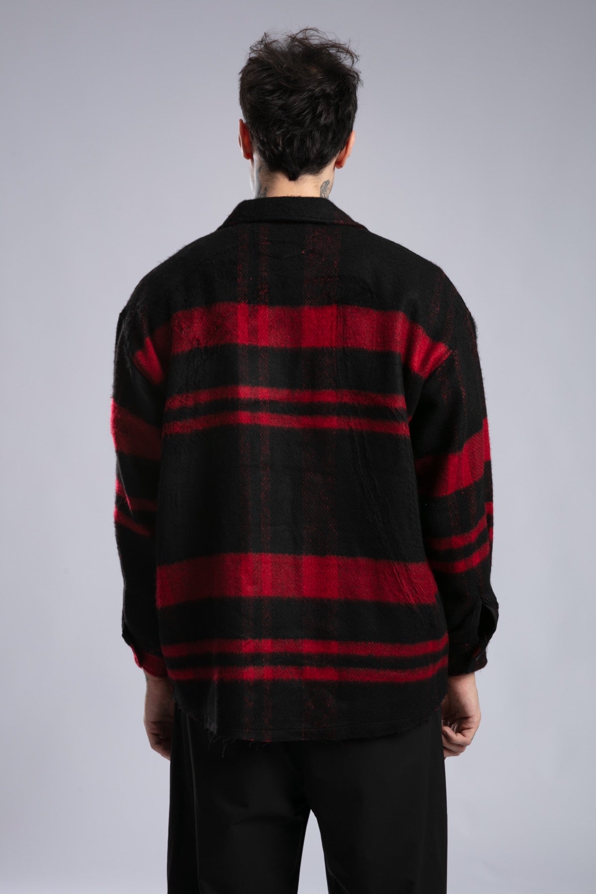 Ekoseli Fermuarlı Gömlek