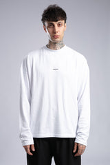 Minimal Logo Baskılı İnce Sweatshirt