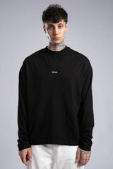 Minimal Logo Baskılı İnce Sweatshirt