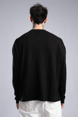 Minimal Logo Baskılı İnce Sweatshirt