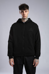 Baskılı Fermuarlı Sweatshirt