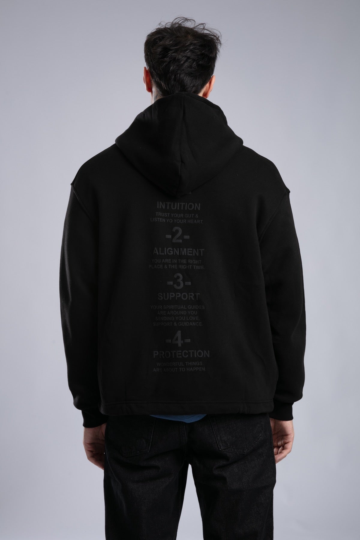Baskılı Fermuarlı Sweatshirt