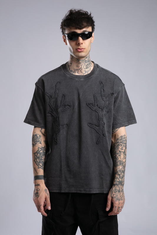 Yıkamalı Oversize T-shirt