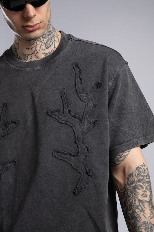 Yıkamalı Oversize T-shirt