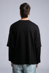 Minimal Logo Detaylı Basic İnce Sweatshirt