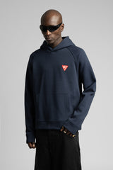 Minimal Nakış Detaylı Kapüşonlu Sweatshirt