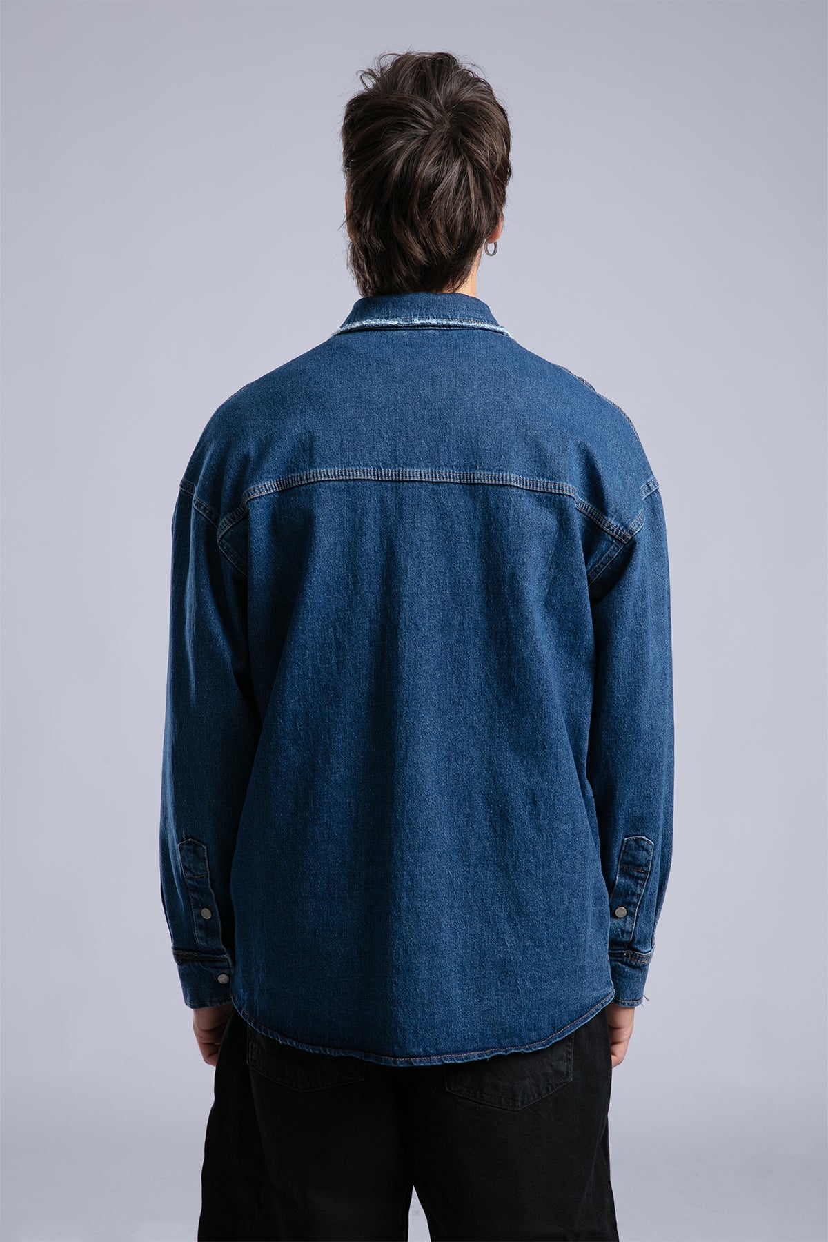 Oversize Denim Gömlek