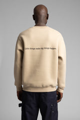 Kabartmalı Yazı Detaylı Sweatshirt