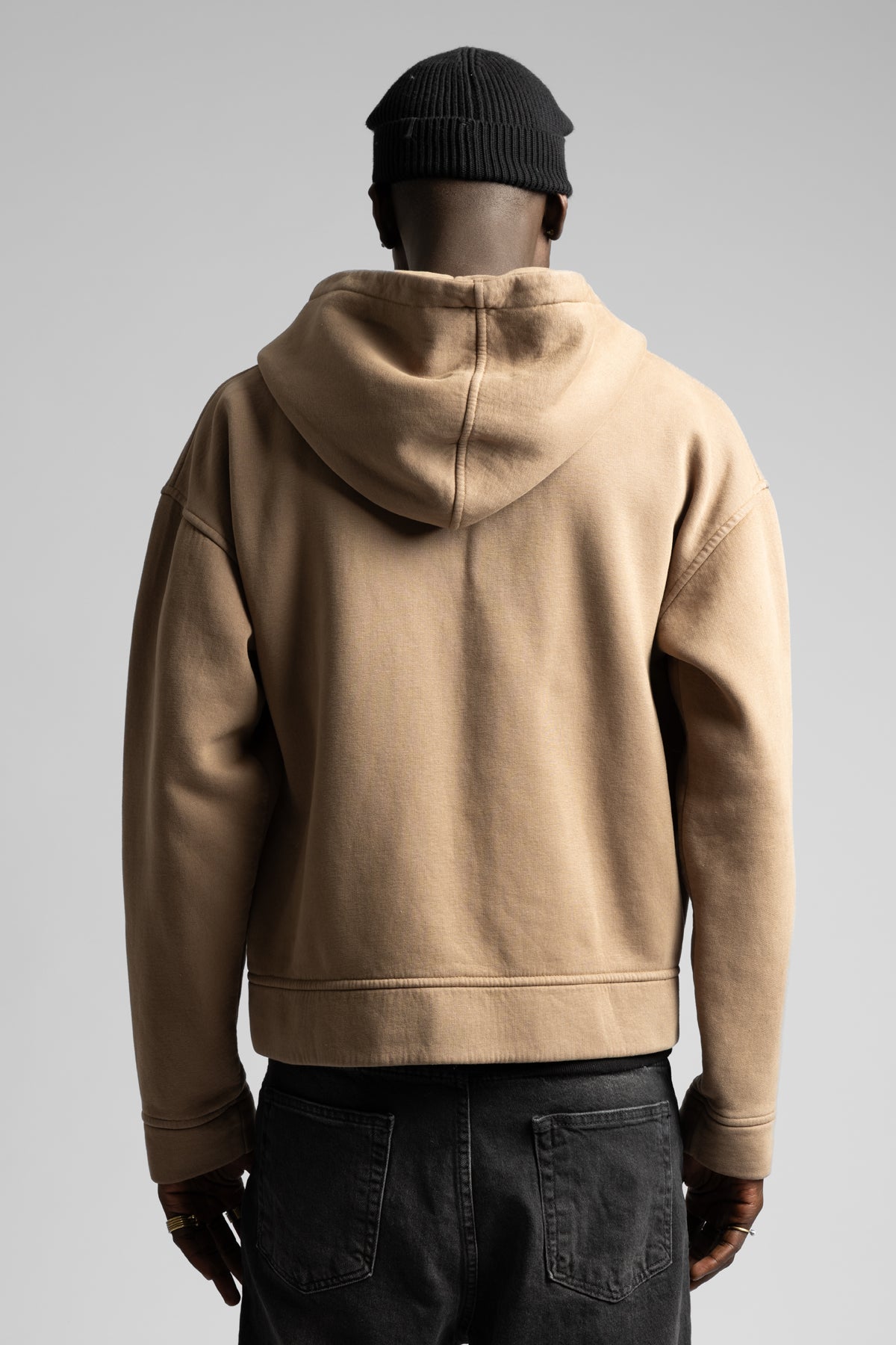 Kapüşonlu Fermuarlı Sweatshirt