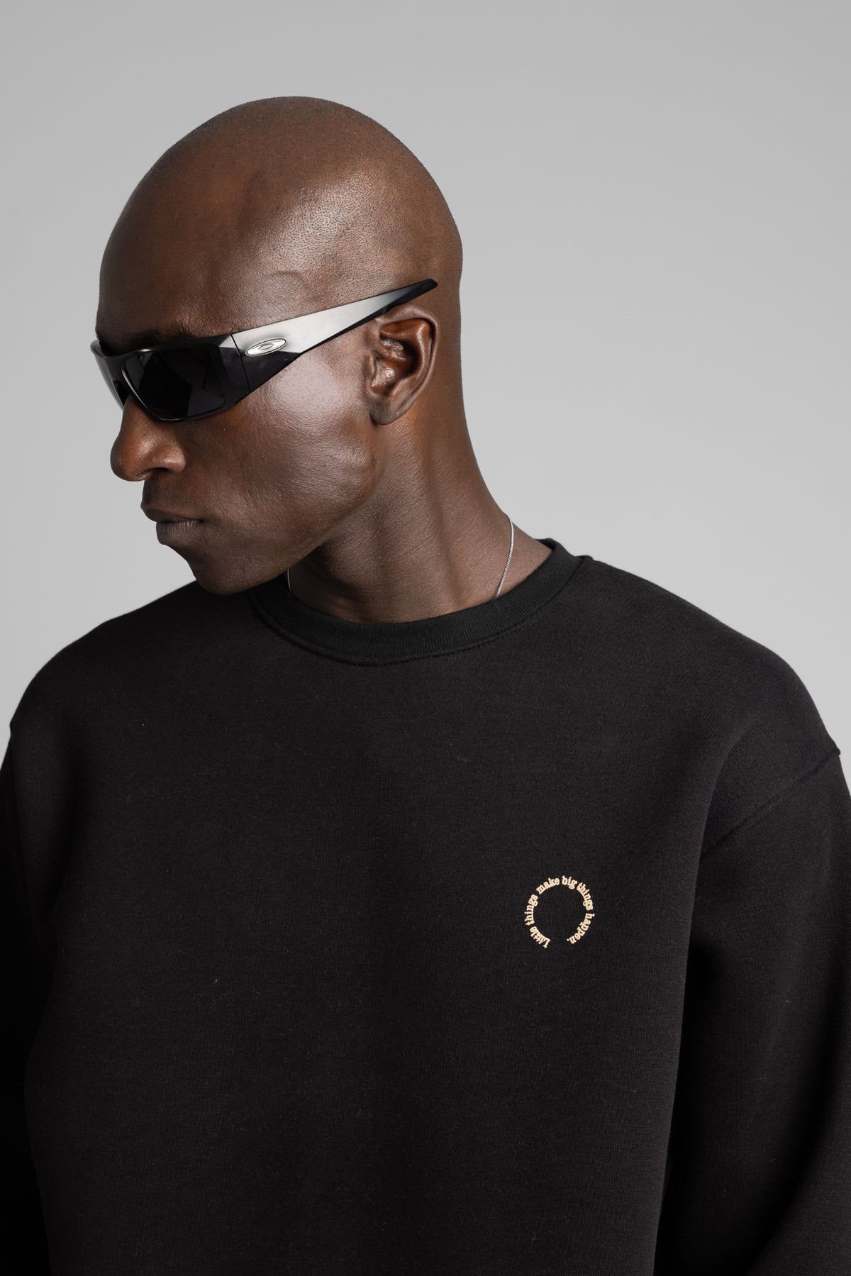 Kabartmalı Yazı Detaylı Sweatshirt