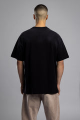 Minimal Yazı Baskılı Yıkamalı T-shirt