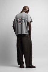 Sırt Baskılı Oversize T-shirt