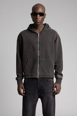 Baskılı Fermuarlı Sweatshirt