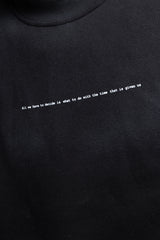 Minimal Yazı Detaylı Pistole Sweatshirt