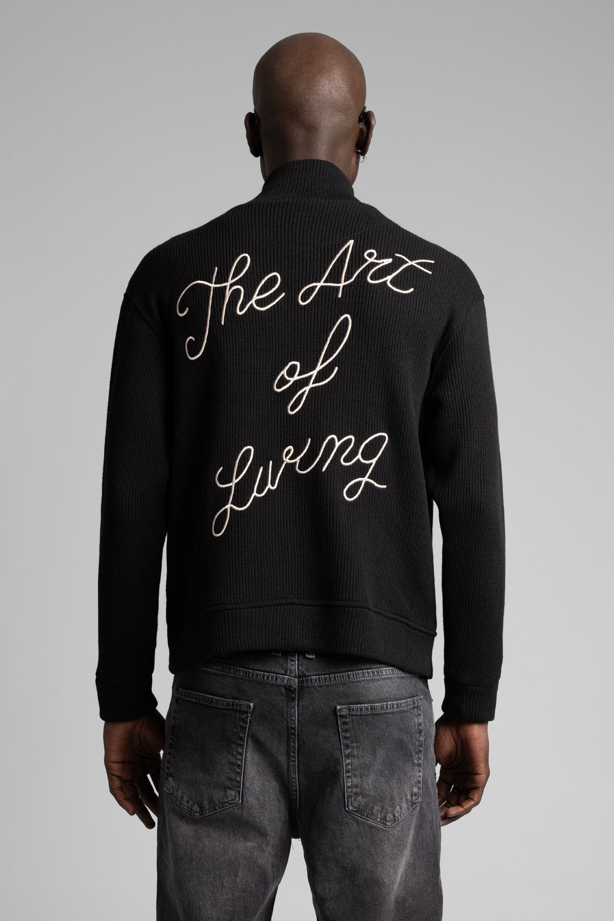 The Art Of Living Fermuarlı Triko Kazak