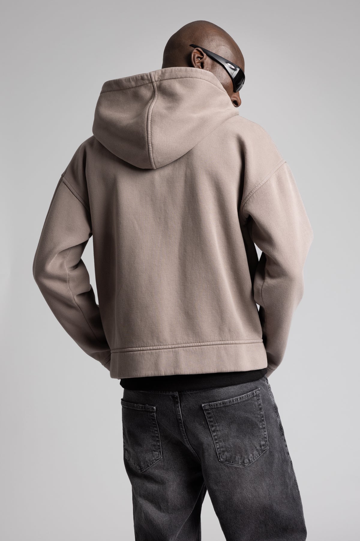 Kapüşonlu Fermuarlı Sweatshirt