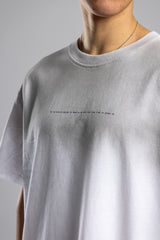 Minimal Yazı Baskılı Yıkamalı T-shirt