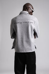 Arka Nakış Detaylı Kaşe Gömlek