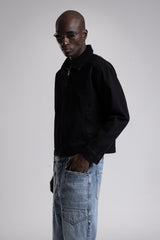 Tonal Nakış Yazı Detaylı Denim Ceket