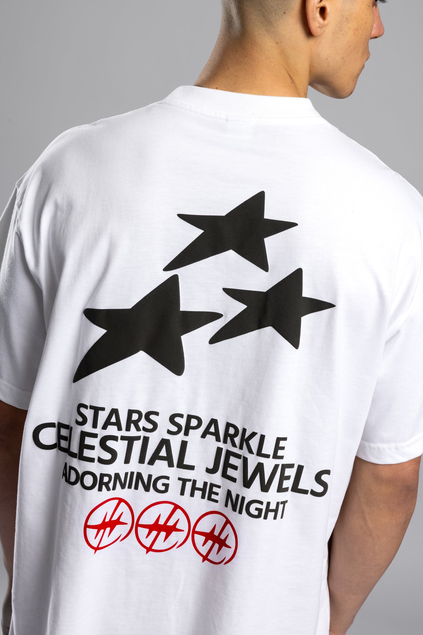 Kabartmalı Baskılı Oversize T-shirt