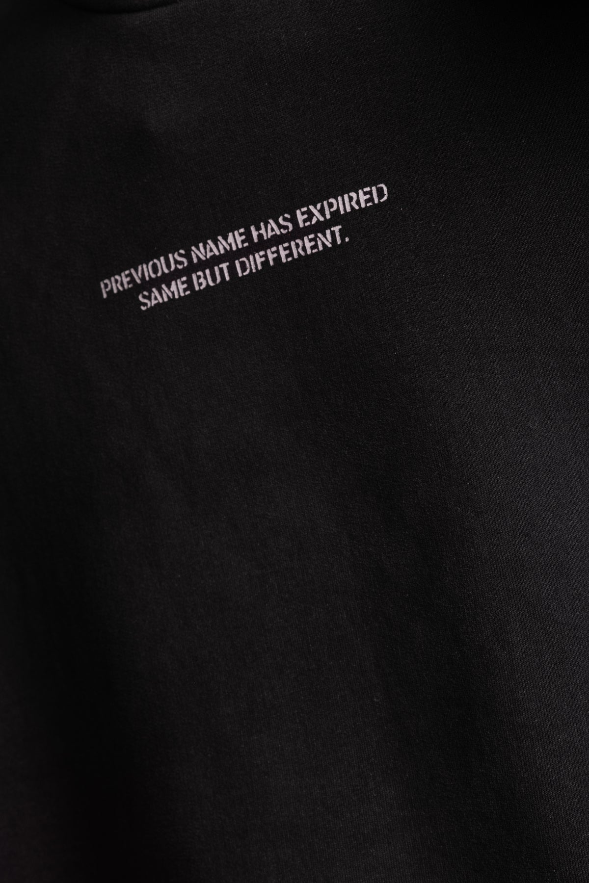 Micro Yazı Baskı Detaylı Oversize Sweatshirt