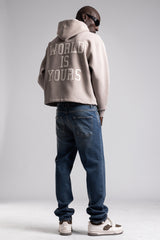 Kapüşonlu Fermuarlı Sweatshirt