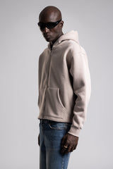 Kapüşonlu Fermuarlı Sweatshirt