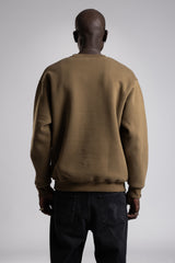 Minimal Kabartma Yazılı Sweatshirt