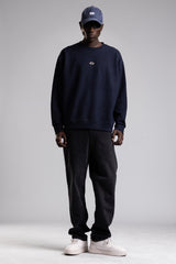 Metal Logo Detaylı Triko Sweatshirt