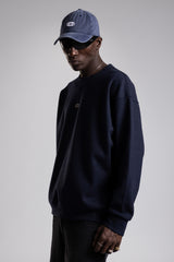 Metal Logo Detaylı Triko Sweatshirt