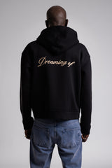 Ekose Astarlı Kapüşonlu Sweatshirt