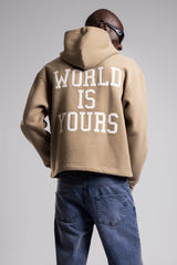 Kapüşonlu Fermuarlı Sweatshirt