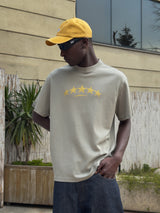 Yıldız Baskılı Oversize T-Shirt