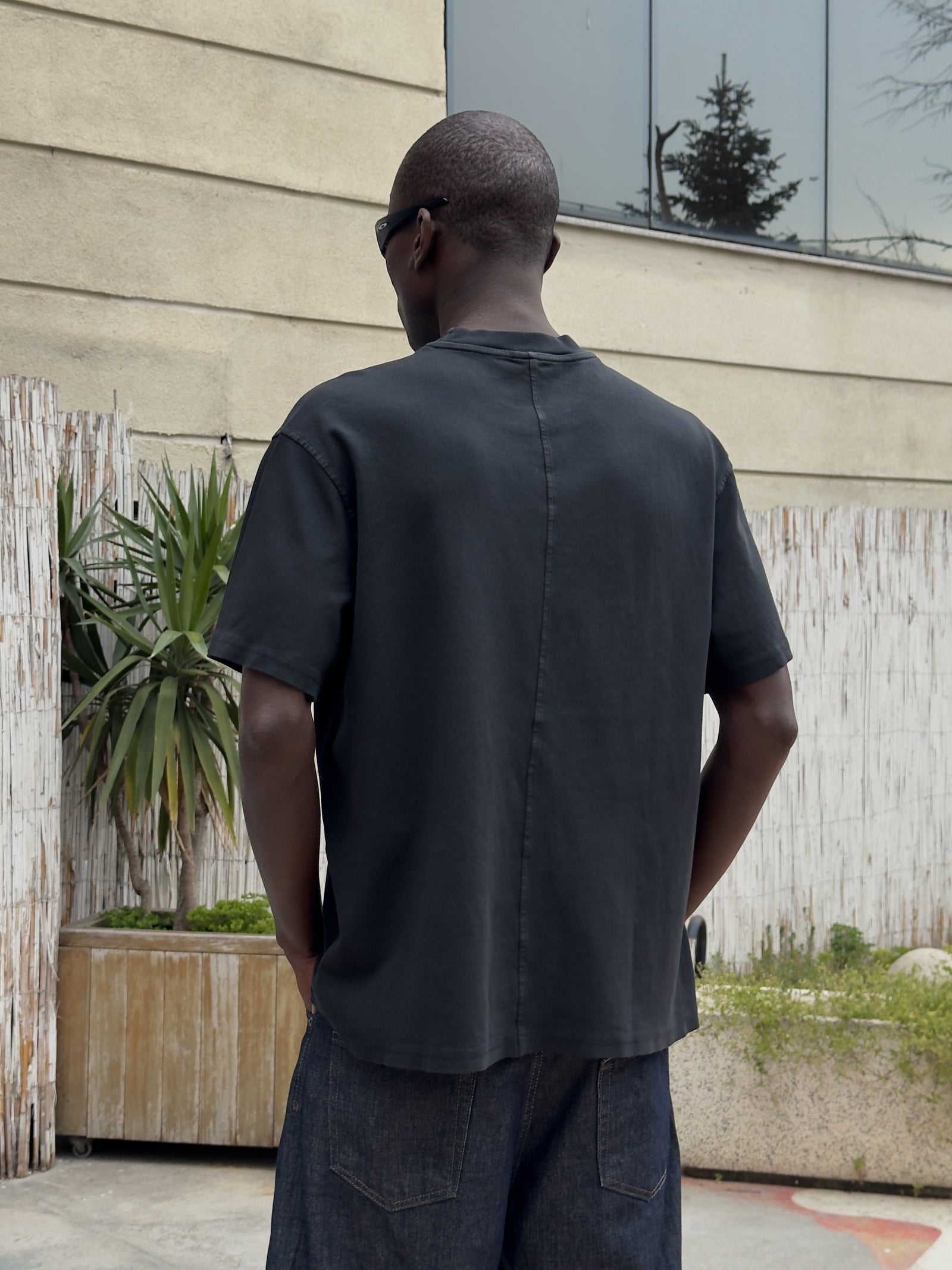 Yıldız Baskılı Oversize T-Shirt